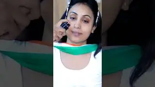 Independence Day Makeup 2023 #independencedayspecial #independencedaymakeup #tricolor #indianflag