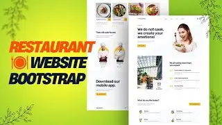 🍕Restaurant Website Design Masterclass: Bootstrap Tutorial for Beginners! (HTML CSS BOOTSTRAP)