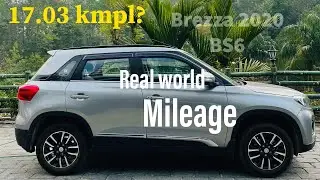 My Vitara Brezza&rsquo;s Mileage After 2500 kms | MID Reading | Kitna deti hai? | rahul saini