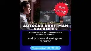 Draftsman Vacancy  #careers #dubaijobs #shorts