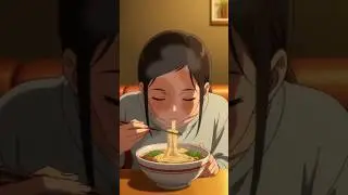 Midnight Ramen Alone 🍜🌙#anime #ramen #viral #Soft Frame anime #ytshorts