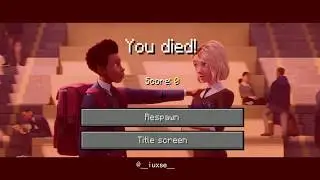 Spiderman Into the Spiderverse Hey Minecraft