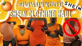 🍊ALL ORANGE ERRTHANG #FVPAAPPROVED CLOTHING TRY-ON HAUL ft SHEIN 🧡
