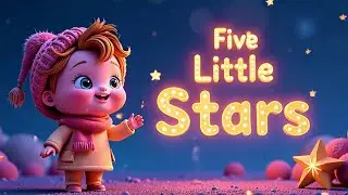 Five Little Stars Song for Kids