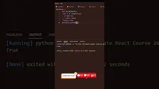 prime number with javascript and python #coding #Python #JavaScript #DSA #comment #interview