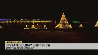 Upstate Holiday Light Show brings Christmas cheer to Greenville-Pickens Speedway
