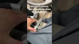 My hand controls that allow me to drive as a paraplegic!