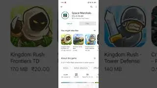 #spacemarshals Purchasing Space Marshals Game from Play Store | Purchasing 1st App From Play Store |