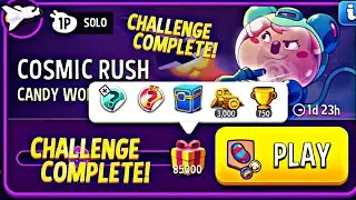 Candy World Mushrooms Rainbow Solo Challenge Cosmic Rush | Match Masters