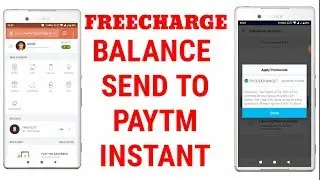 How to transfer freecharge wallet balance to paytm wallet instant!!