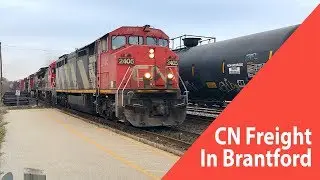 Dash 8 Leading A Mixed Freight - Railfanning in HD