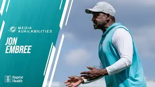 Assistant HC/Tight Ends Coach Jon Embree meets with the media | Miami Dolphins