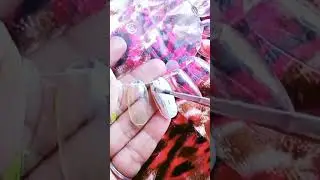 Easy nail art designs with sefty pin #homenailart #youtubeshorts #nailart