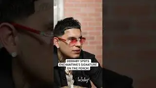 DeeBaby spots his friend Enchanting&rsquo;s signature on the porch during his interview! ❤️