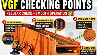 Vibrating grizzly feeder Main checking point Vgf exciter inspection vgf use in chp