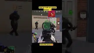 How to rush on squad house  #bgmi #pubg #shorts #bgmishorts #bgmiindia #pubgshorts