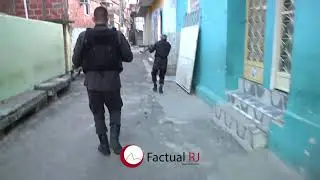 Policias  do 9ºBPMrealizaram uma operação no Muquiço