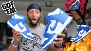 A RARE SNKR W😯Nike Dunk High Game Royal Review & On Feet