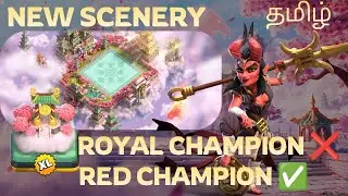 Is the Fire Horse scenery and Red Champion Worth? | coc | tamil #supercellcreator #clashofclans 