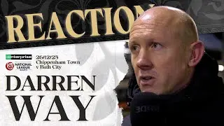 REACTION | Darren Way following Chippenham Town v Bath City 26/12/25