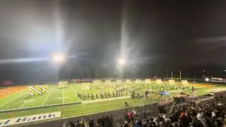 Grand Rapids marching band 2nd football game 2025