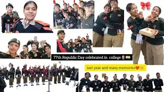 77th REPUBLIC DAY Celebrated in the college🇮🇳🌷#FINALYEAR#BESTMEMORIES❤🥺#buddy#friendship#collagencc 