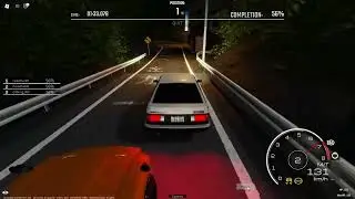 AE86 vs LAN EVO 6 Downhill