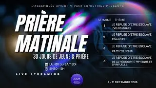 30 JOURS DE JEUNE ET PRIERE JE REFUSE D'ÉTRE ESCLAVE DE LA MEDIOCRITE - 23