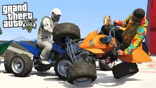 SUMO QUADAMI NA DACHU WIEŻOWCA! w GTA 5 Online Hogaty i EKIPA 