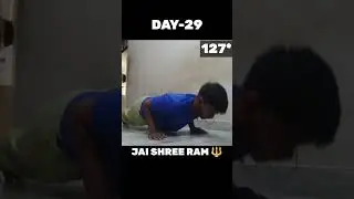 Day-29 (127) | Fat2Fit | Only pushups series #challenge  #motivation  #manifestation #growth #shorts