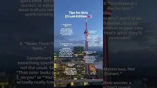 Tips for girls (crush edition)