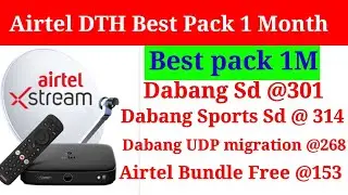 Airtel DTH best pack 2021|Airtel dth monthly plan 2021|Airtel DTH recharge plan 2021