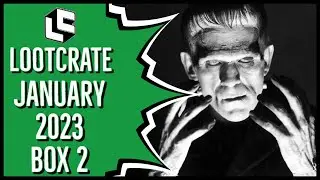 Loot Crate January 2023 / April 2022 Unboxing & Review! Frankenstein Swamp Thing New Lootcrate
