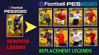 OFFICIAL REPLACEMENT OF ALL 18 REMOVED LEGEND PLAYERS IN PES 2021| PES 2021 | ZAKI PES OFFICIAL|