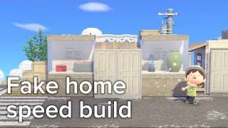 Building a Fake House in Animal Crossing | Speed Build