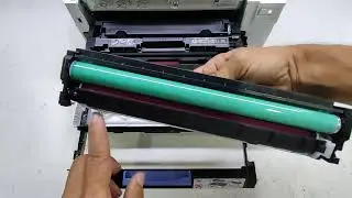 IMPRESSORA HP COLOR LASERJET PRO M254DW, M281FDW, 454DW - Como fazer a troca de todos os toners.
