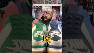 Jordan 4 SB Pine Green VS Jordan 4 SB Navy SNEAKER BATTLE #jordan4 #nikesb #shorts #airjordan