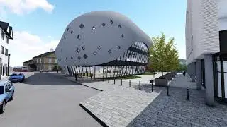 Llys Cadwyn - Taff Vale Regeneration (Animation) - DB3 Architecture: Mixed use development