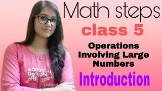 Math Steps 5 Operations Involving Large Numbers Introduction