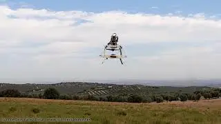 UAV SingleCopter BALL - 2021/08/02 - Seventh test, fine flight