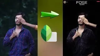 Dark Tone Photo Effect Snapseed Editing Tutorial |Background to Black Dark Editing-Photoshop Editing