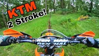 I Fell In Love With The KTM EXC 2 Stroke Dirt Bike