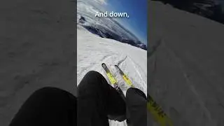 Ski carving with ass on the ground. Skiing on Krvavec series. 18 of ..