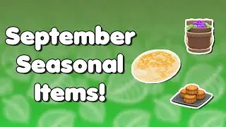 Check out these LIMITED TIME Nook Shopping items for September!