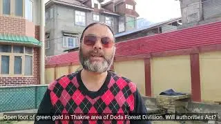 Open loot of green gold in Thakrie area of Doda Forest Division. Will authorities Act? Watch, share
