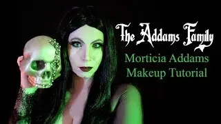 Morticia Addams from The Addams Family Makeup Tutorial for Halloween & Cosplay