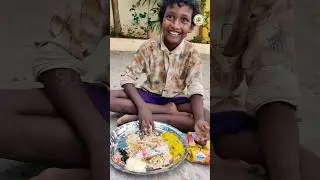 Poor People Eating Food | Food Donation Whatsapp Status | Helping Video Status | Food Shorts #shorts