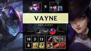 Vayne ADC vs Caitlyn - TW Challenger Patch 25.20
