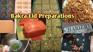 Bakra Eid preparations🐪|Time n money saving Hacks|How to freezed items before Eid|My Eid Dress🥳