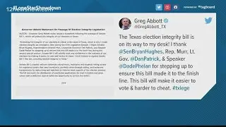 Texas legislature passes controversial election bill, heading to Gov. Abbott's desk for approval